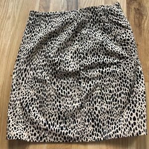 Cheetah Print Mini Skirt
